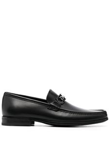 Ferragamo Gancini omkeerbare beugel Mocassin loafers - Zwart