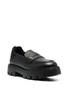 Nº21 Leren loafers - Zwart