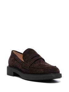 Gianvito Rossi Suède loafers - Bruin