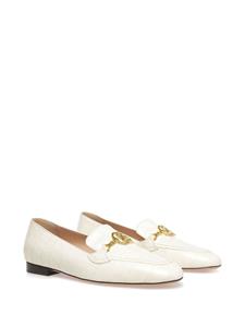 Bally Obrien crocodile-embossed effect loafers - Wit