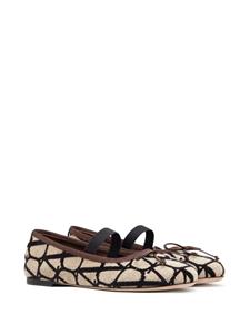 Valentino VLogo Signature ballerina's - Beige
