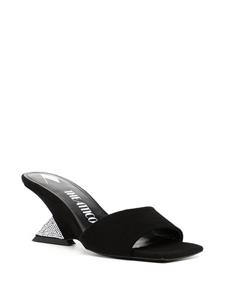The Attico Cheope 60mm wedge mules - Zwart