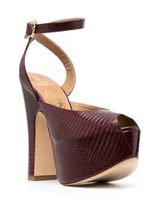 Vivienne Westwood Vargas 160mm wedge sandals - Rood