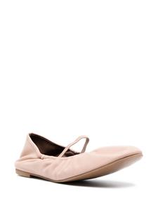 Reformation Ballerina's met ronde neus - Roze