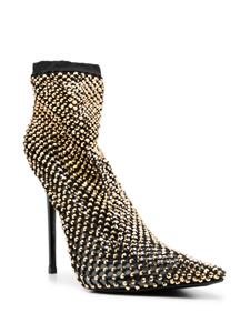Le Silla Gilda 115mm crystal-embellished pumps - Zwart