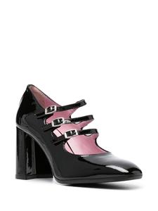 Carel Paris Keel 90mm leather pumps - Zwart