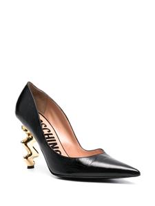 Moschino Leren pumps - Zwart