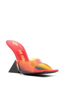 The Attico Cheope muiltjes met hak - Rood
