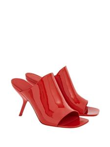 Ferragamo Muiltjes met open neus - Rood