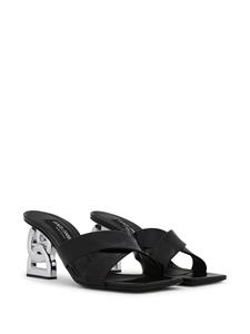 Dolce & Gabbana Muiltjes met logo - Zwart