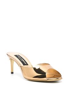 Dolce & Gabbana Leren muiltjes - Goud