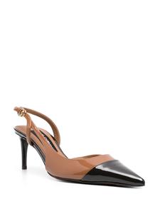 Dolce & Gabbana 70mm patent leather pumps - Bruin