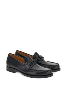 Ferragamo Gancini loafers met plateauzool - Zwart