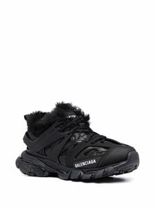 Balenciaga Track sneakers van imitatiebont - Zwart