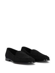 Dolce & Gabbana Slippers met logoprint - Zwart