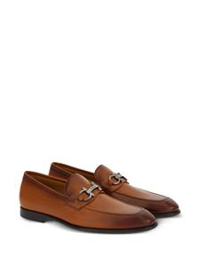 Ferragamo Loafers met Gancini-plakkaat - Bruin