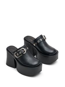 Marc Jacobs The J Marc leather clogs - Zwart