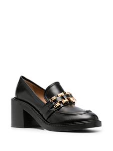 Roberto Festa Cuir 75mm block-heel loafers - Zwart