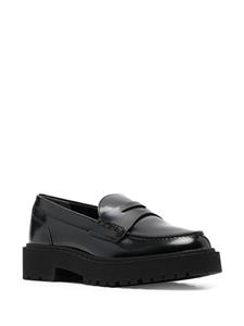 Hogan Penny loafers met plateauzool - Zwart