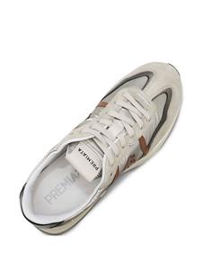 Premiata Cassie panelled leather sneakers - Beige