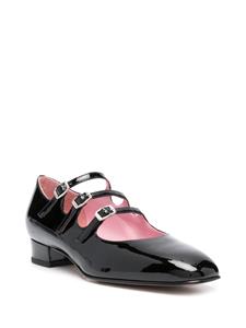 Carel Paris Ariana leather Mary Jane shoes - Zwart
