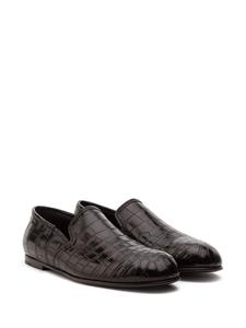 Dolce & Gabbana Leren loafers - Zwart