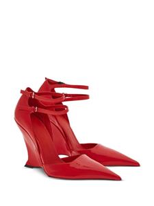 Ferragamo Sandalen met puntige neus - Rood