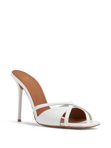 Malone Souliers Penn 85mm patent leather mules - Wit