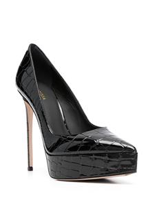 Le Silla Uma 140mm leather pumps - Zwart