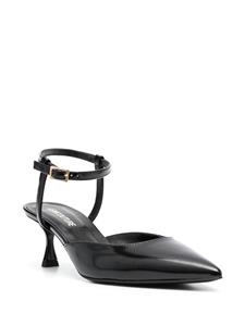 Semicouture MJ pumps met logoplakkaat - Zwart