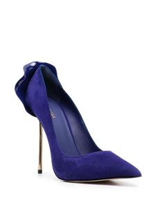 Le Silla Petalo 120mm suede pumps - Blauw