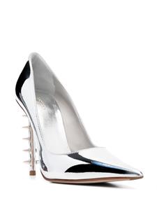 Le Silla Jagger 120mm Rockstud-embellished pumps - Zilver
