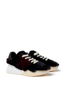 Stella McCartney Loop sneakers van imitatiebont - Zwart