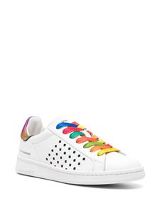 Dsquared2 lace-up leather sneakers - Wit