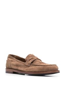 Alberto Fasciani Zoe suède loafers - Bruin