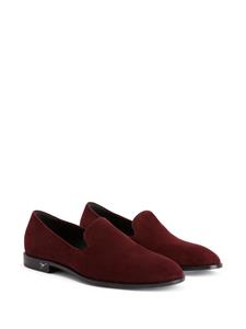 Giuseppe Zanotti Gatieni suède loafers - Rood