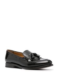 FURSAC tassel-detail patent leather loafers - Zwart