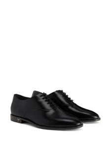 Giuseppe Zanotti Avignon leren veterschoenen - Zwart