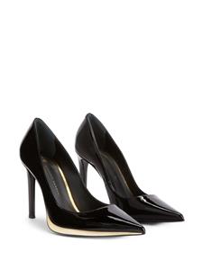 Giuseppe Zanotti Virgyn 105mm patent-finish pumps - Zwart