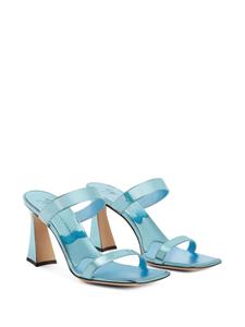 Giuseppe Zanotti Flaminia 85mm open-toe mules - Blauw