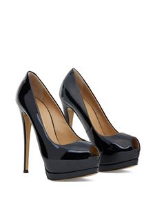 Giuseppe Zanotti Sharon 130mm leather pumps - Zwart