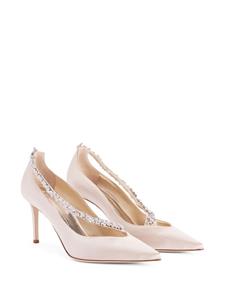 Giuseppe Zanotti Filipa 105mm crystal-embellished pumps - Roze