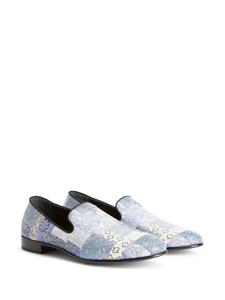 Giuseppe Zanotti Gipsy Lewis leather loafers - Blauw