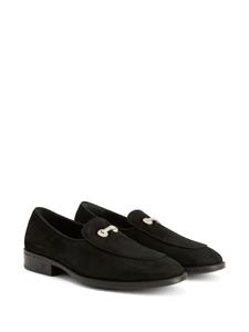 Giuseppe Zanotti Archibald suede loafers - Zwart