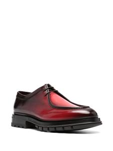 Santoni Leren bootschoenen - Rood