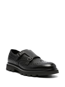 Leren gespschoenen - Zwart