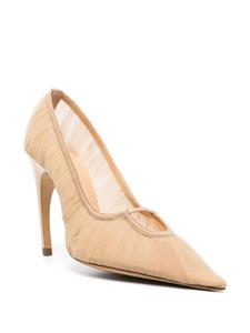 Nensi Dojaka pointed-toe sheer pumps - Beige