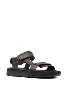 Camper Oruga sandalen met klittenband - Zwart