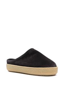 ISABEL MARANT Fozee suede flatform mules - Zwart