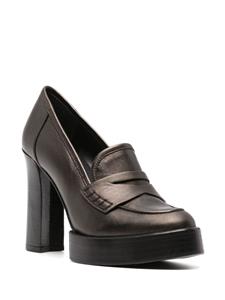 Paloma Barceló Samantha 110mm penny-loafer pumps - Zwart